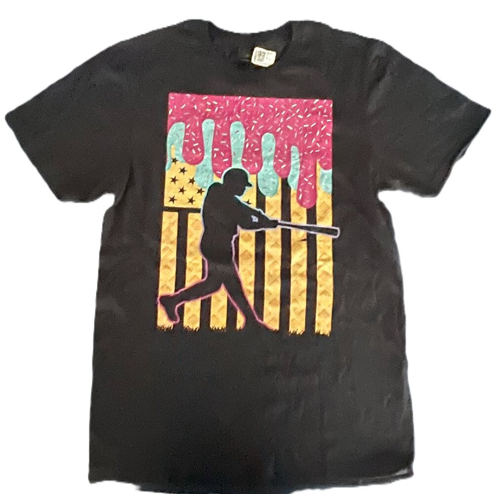 🆕NWT-Baseball Drip T shirt; Youth xxl.